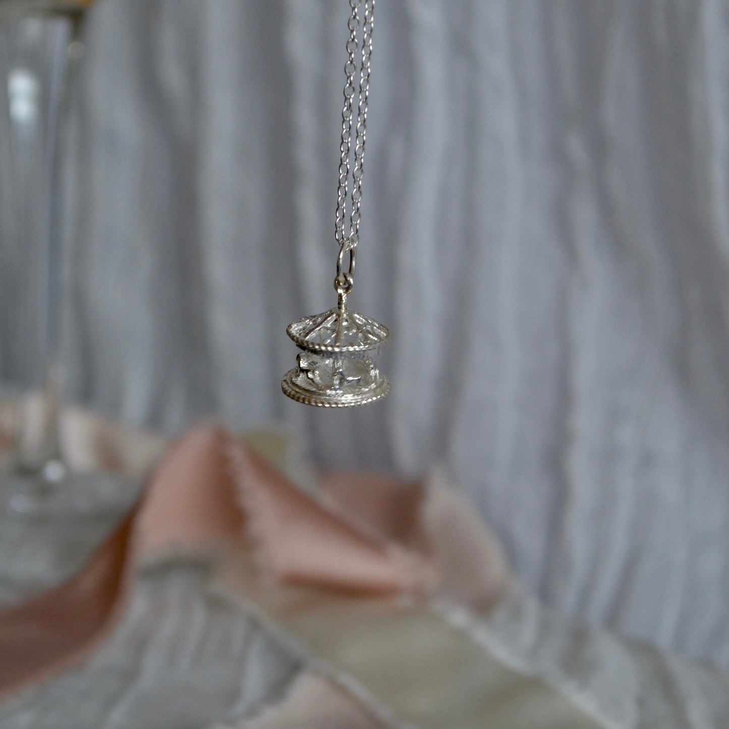 The Silver Carousel Pendant