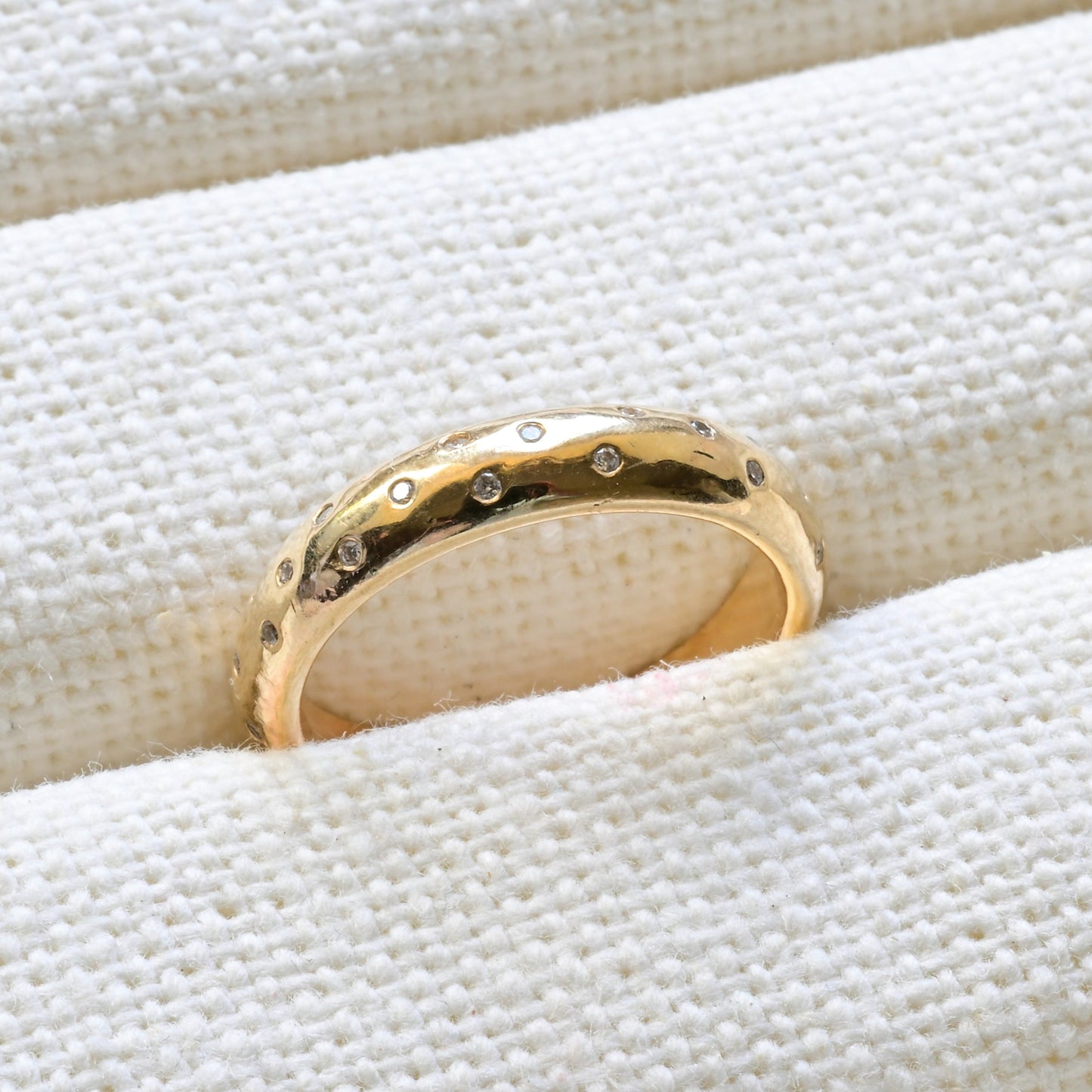 Gold & Diamond Wedding Band