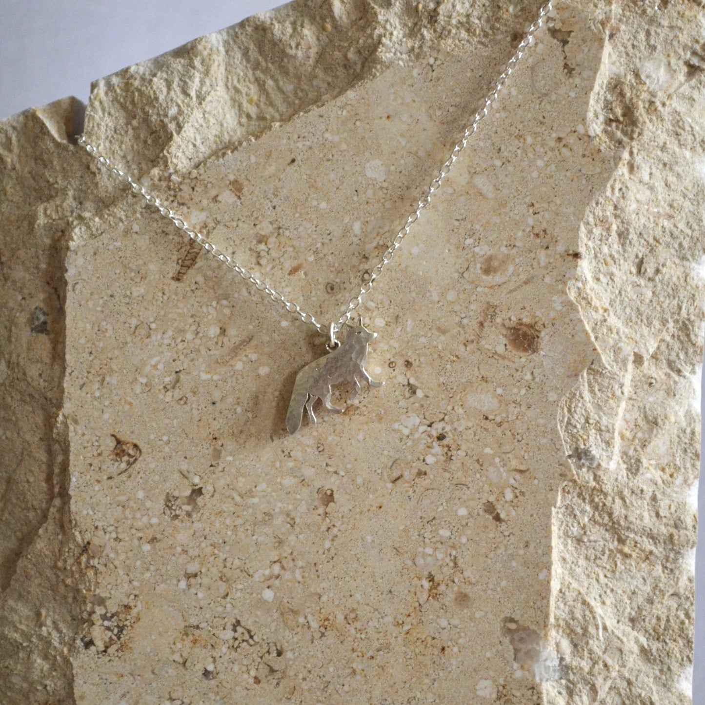 Fox Celtic Birthstone Pendant (March 17th - April 14th)