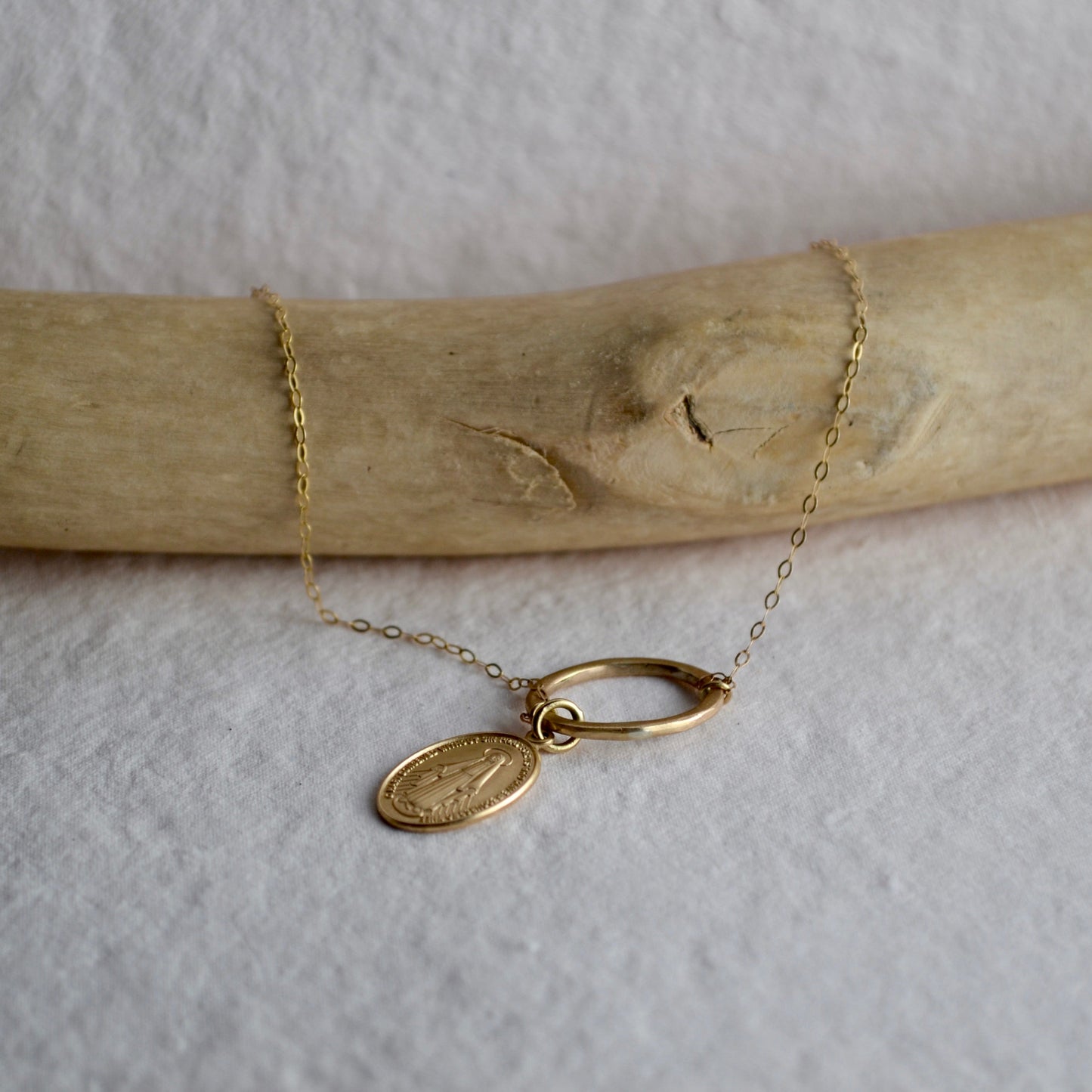 Gold Mary Magdalene Pendant