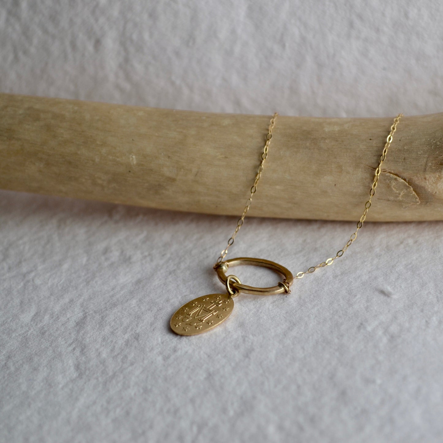 Gold Mary Magdalene Pendant