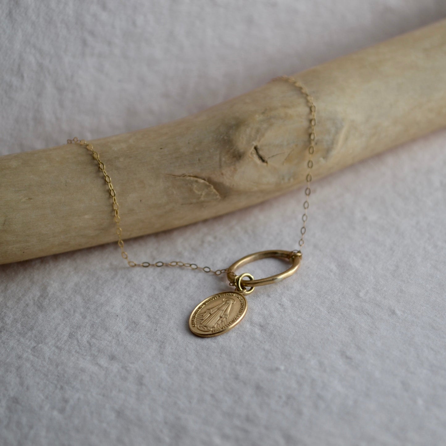 Gold Mary Magdalene Pendant