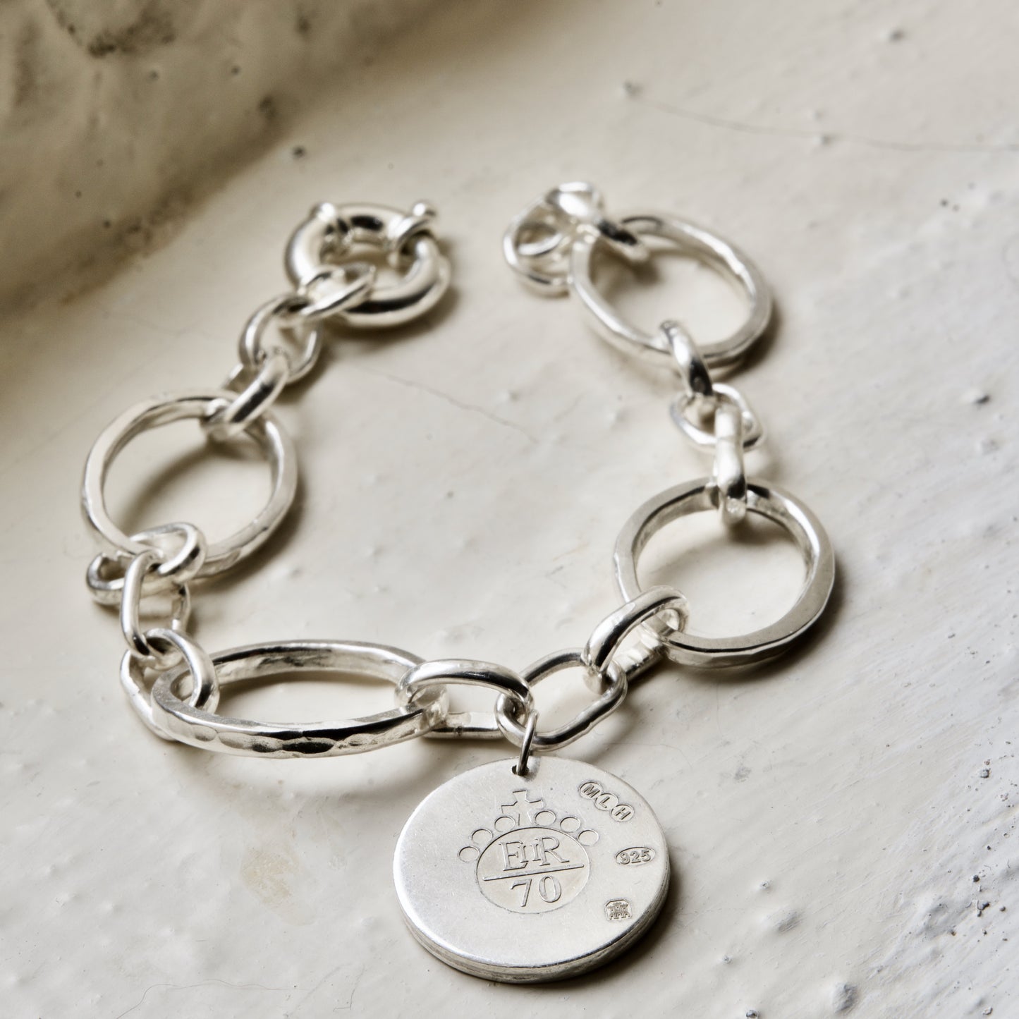 Silver Hallmark Charm Bracelet