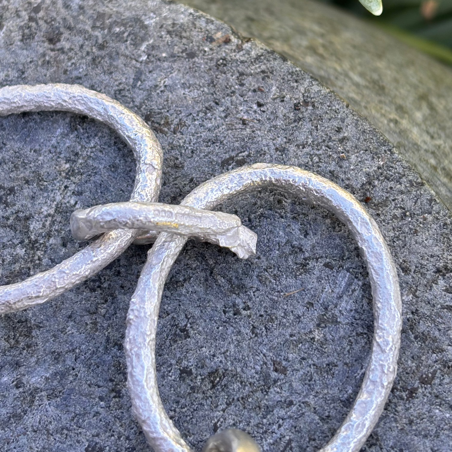 Rustic Silver Gardener's Bracelet