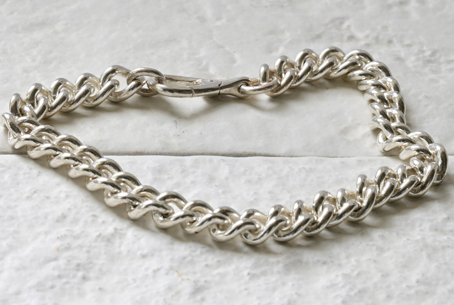 Sterling Silver Chain & Lobster Catch Bracelet