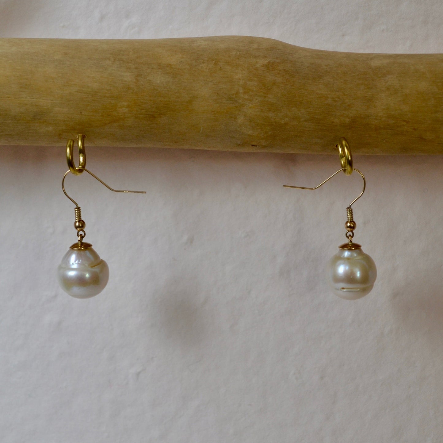 gold pearls from branch