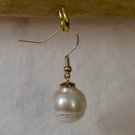 Gold Baroque Drop Earrings