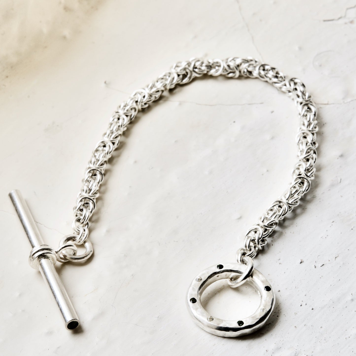 Sapphire Toggle Bracelet