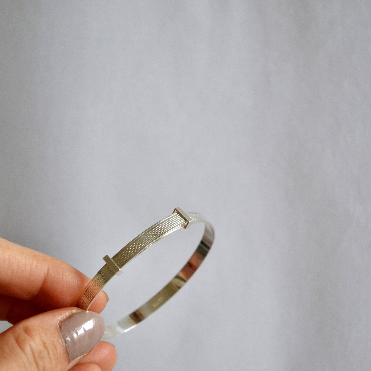 Silver Baby Bangle
