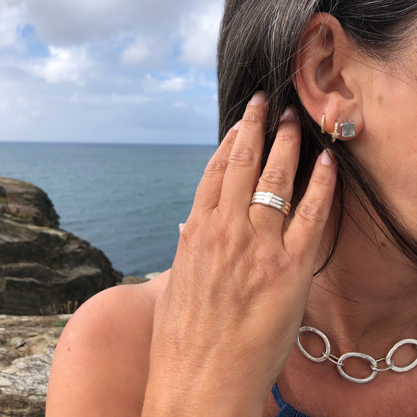 The Silver Stack Ring