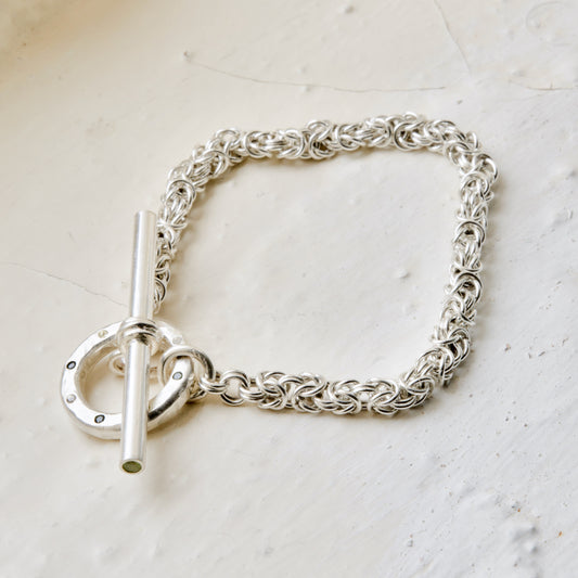 Sapphire Toggle Bracelet