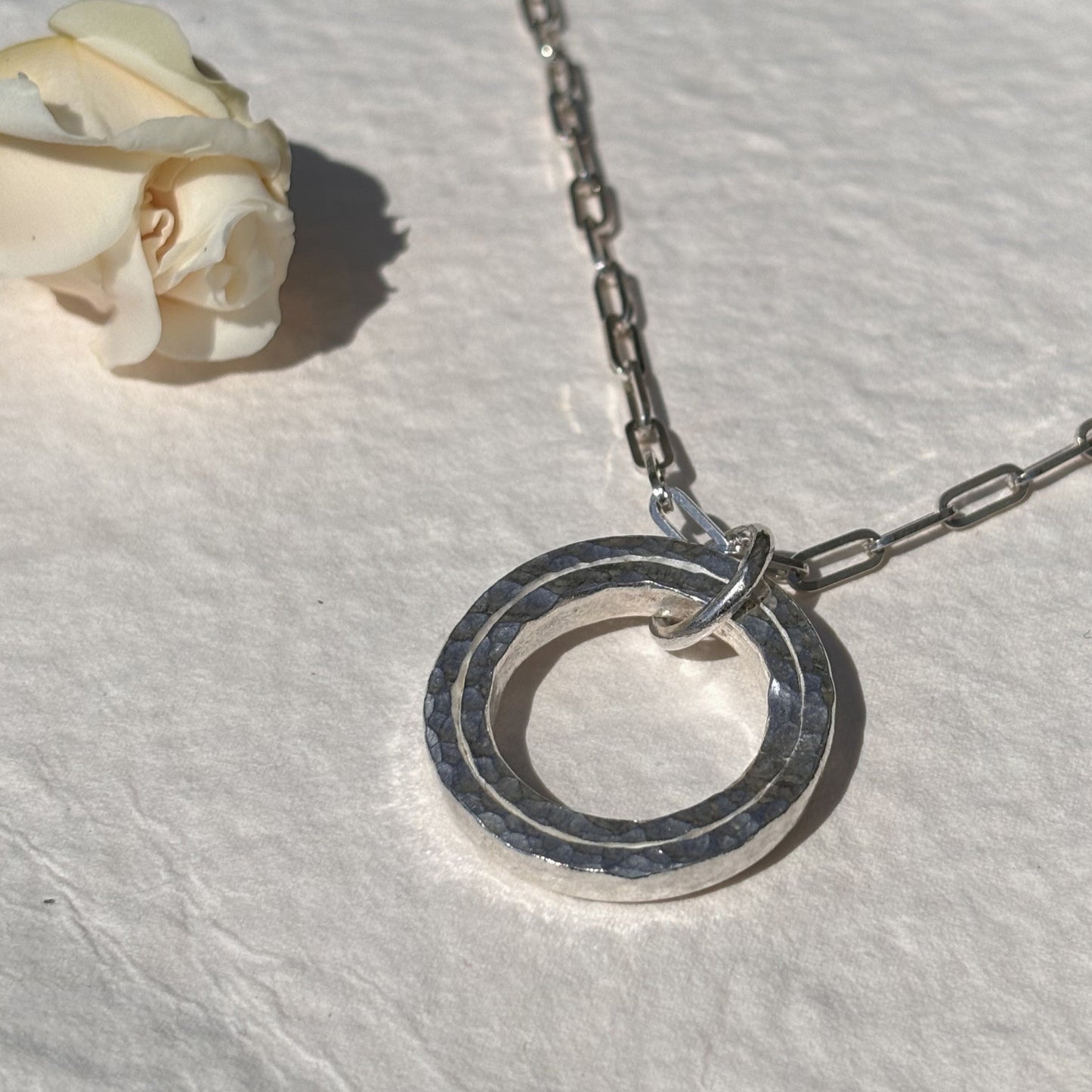 Silver Chunky Carousel Necklace