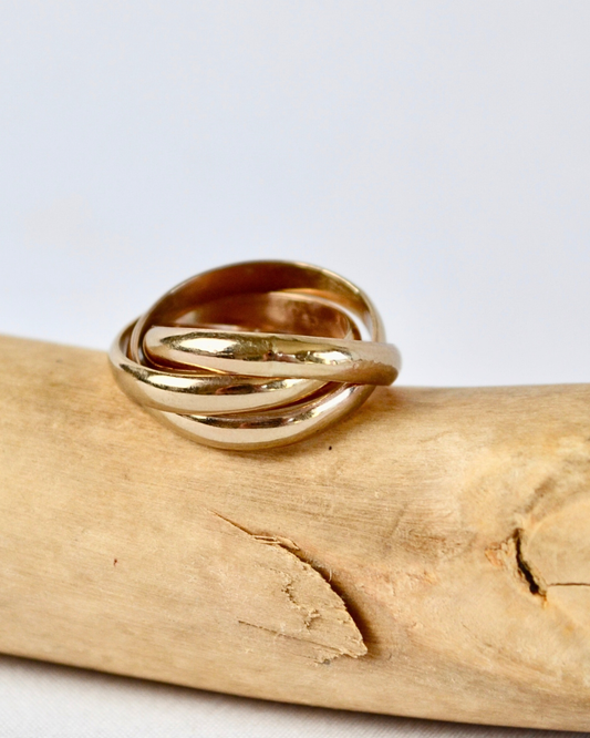 Yellow Gold Trinity Ring