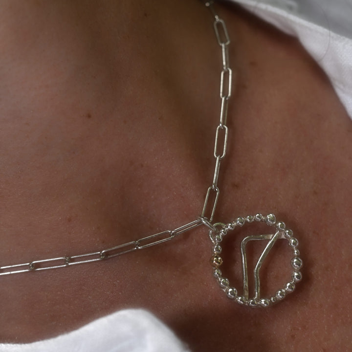 Gold &amp; Silver Alpine Pendant