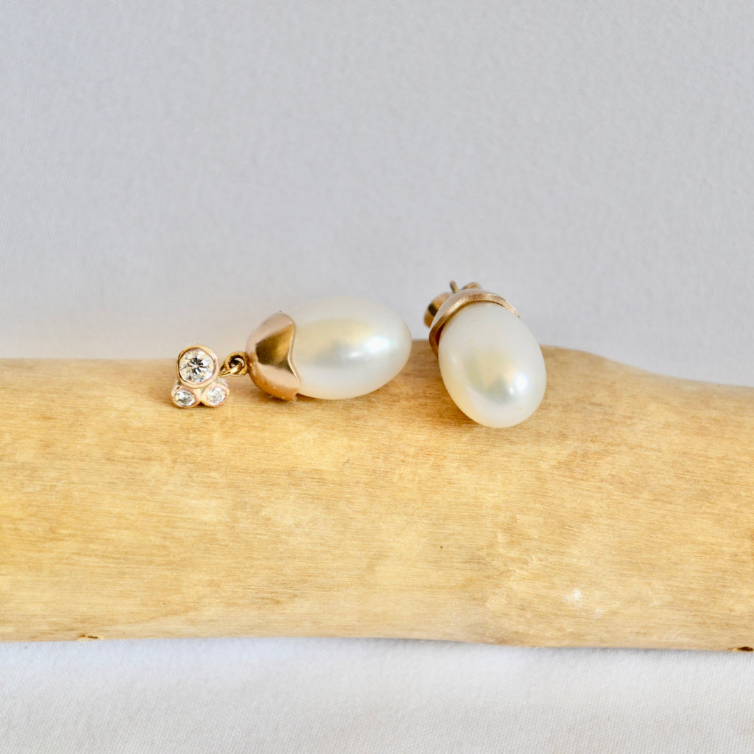 Diamond Cluster Pearl Drops