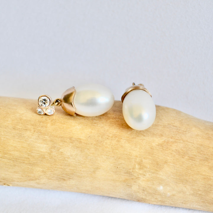 Diamond Cluster Pearl Drops