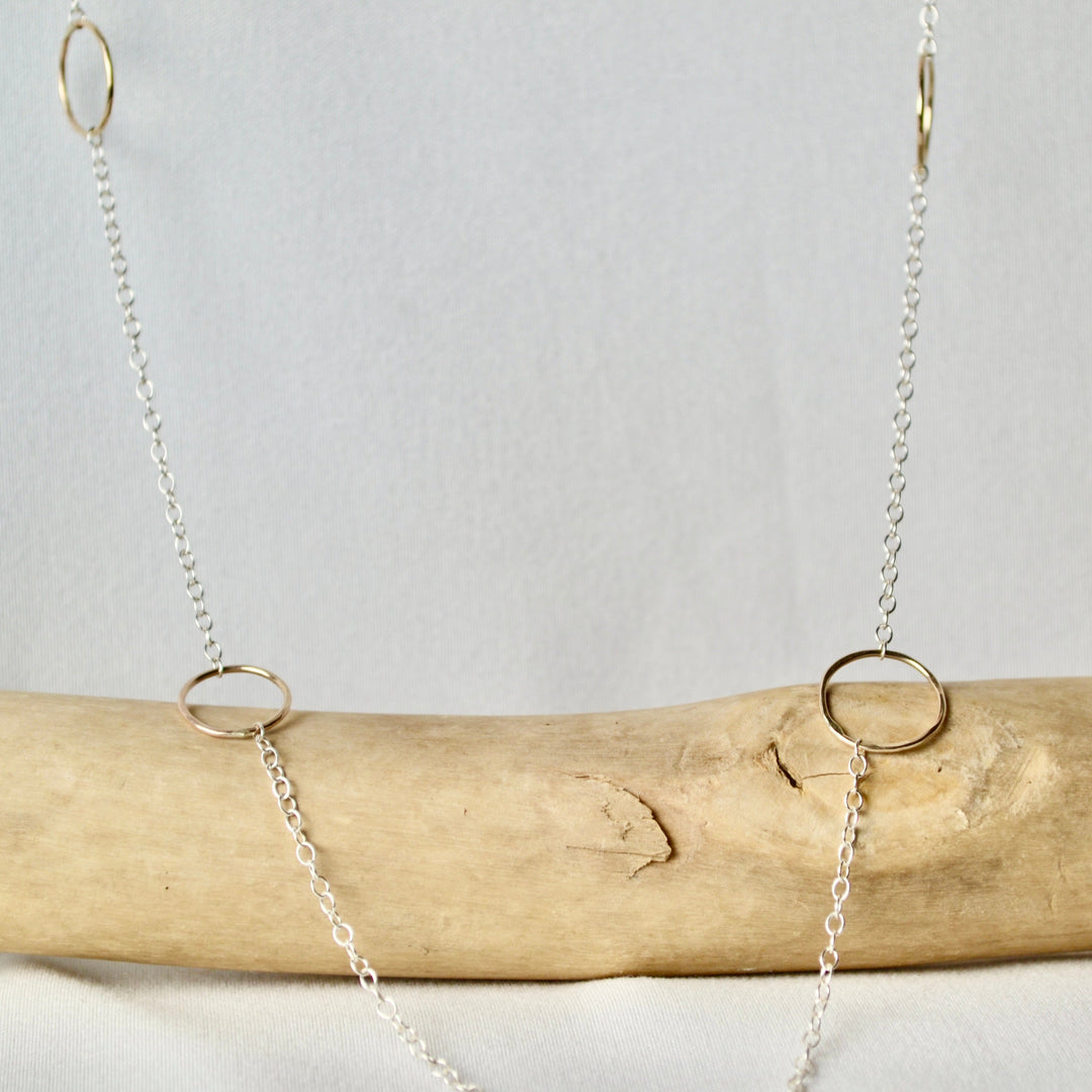 Silver &amp; Gold Circles Chain