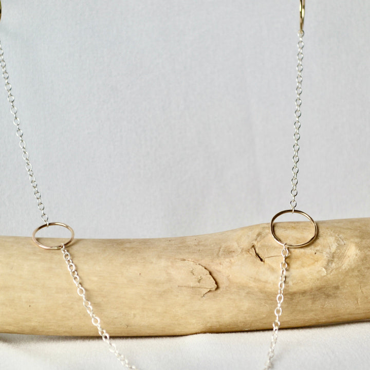 Silver &amp; Gold Circles Chain