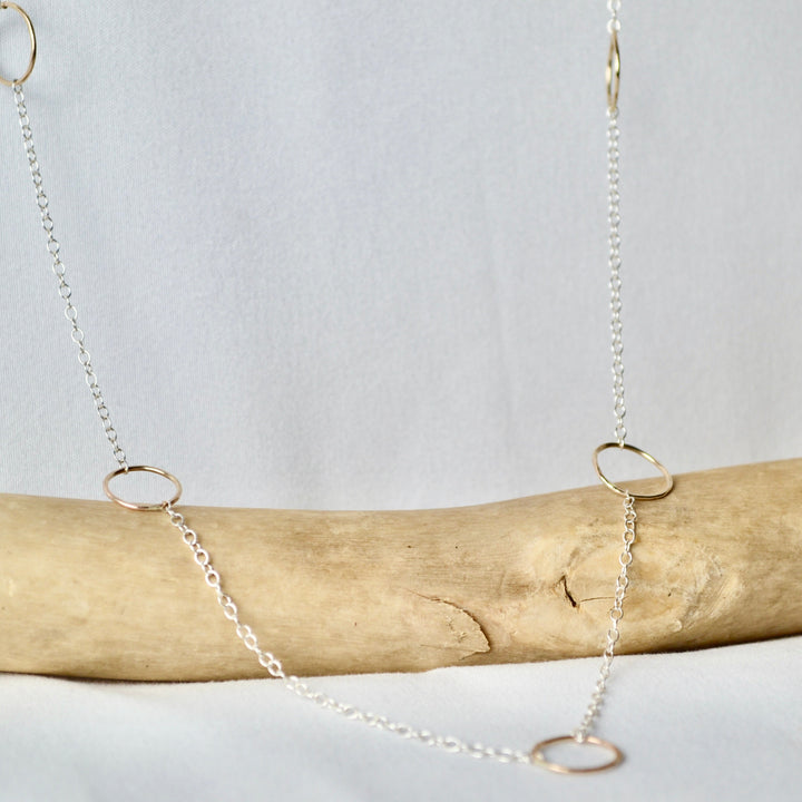 Silver &amp; Gold Circles Chain