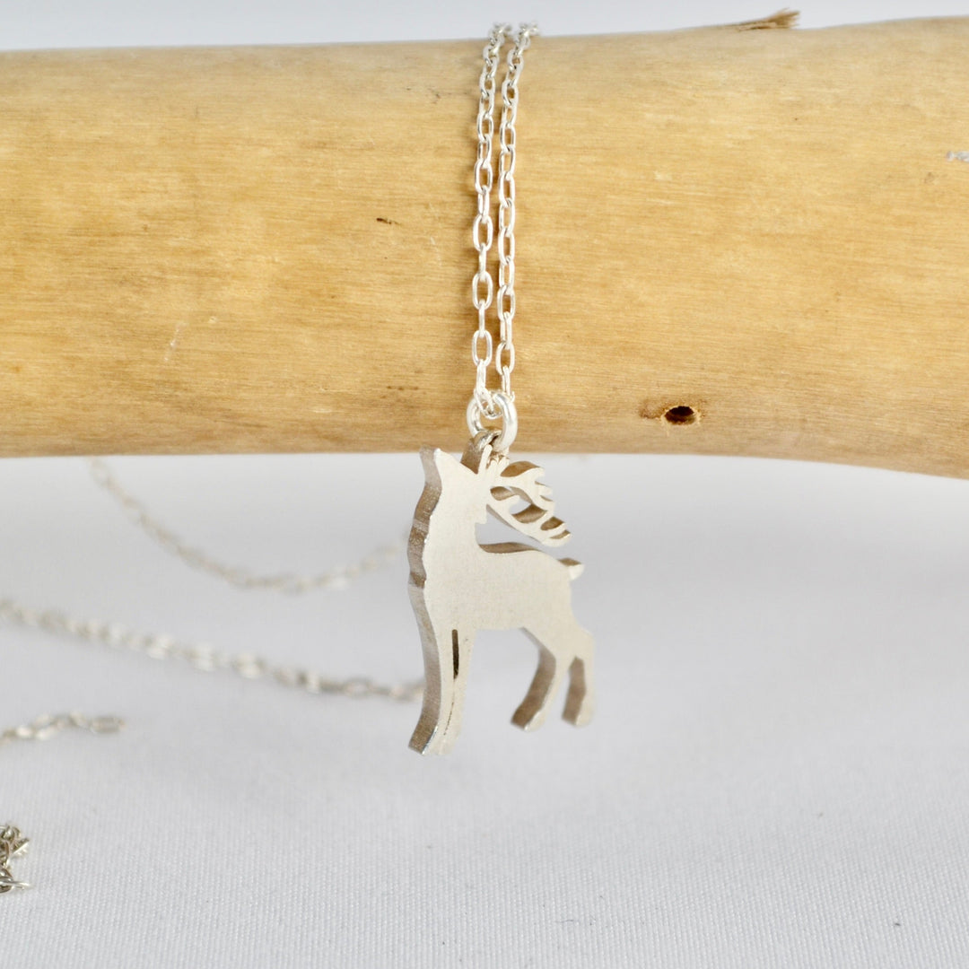 Stag Celtic Birthstone Pendant - December/January