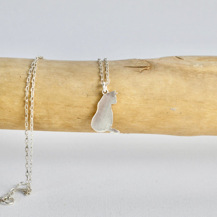 Cat Celtic Birthstone Pendant - January/February