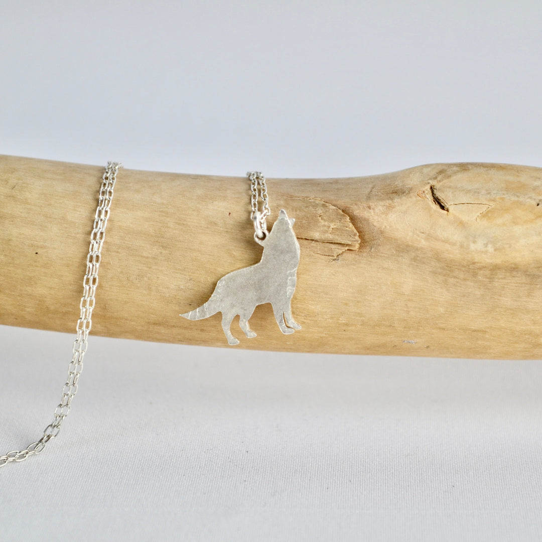 Wolf Celtic Birthstone Pendant - October/November
