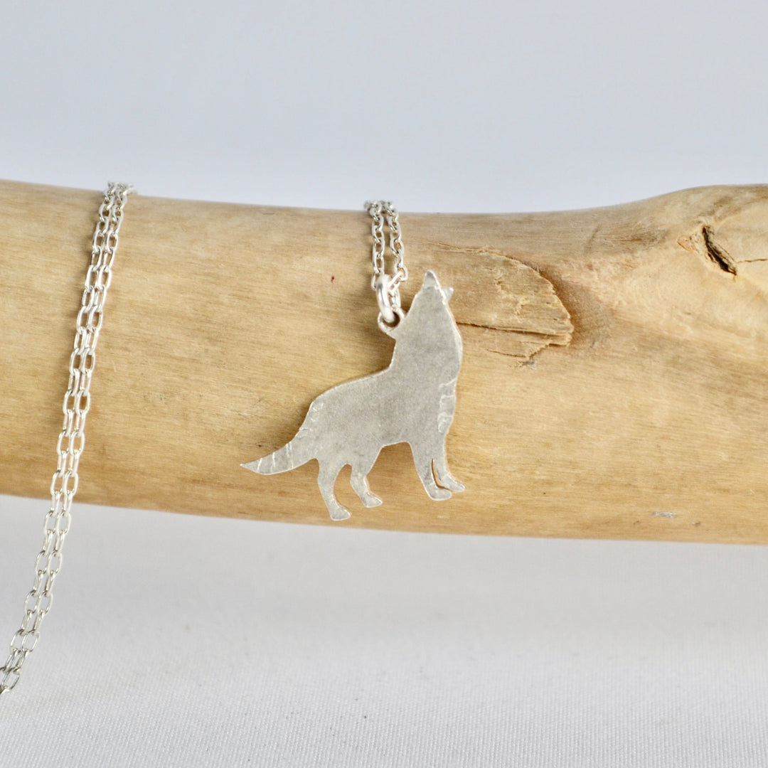 Wolf Celtic Birthstone Pendant - October/November