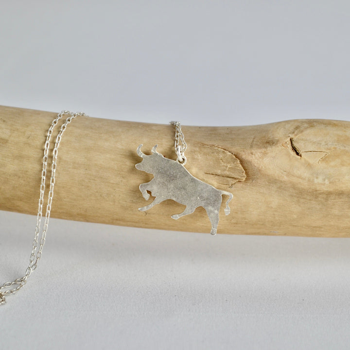 Bull Celtic Birthstone Pendant - April/May