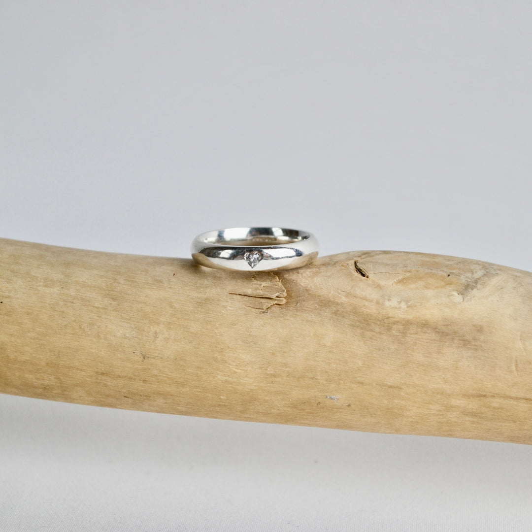 Heart Diamond Love Forever Band