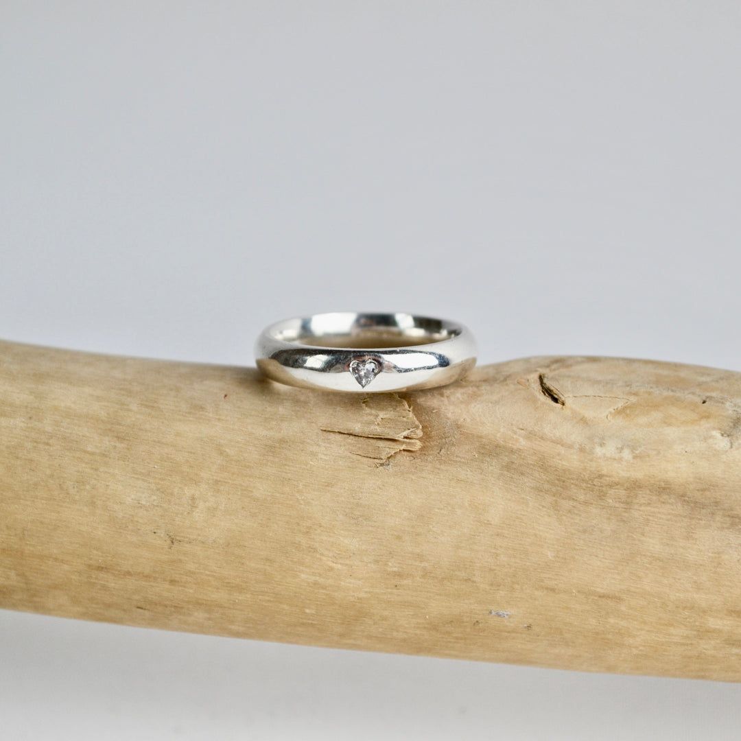 Heart Diamond Love Forever Band