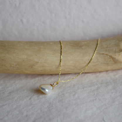 Keshi Pearl Necklace in Gold