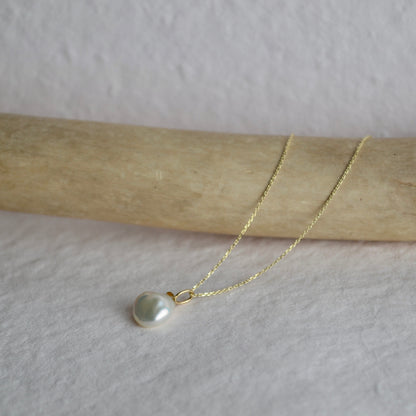 Keshi Pearl Necklace in Gold