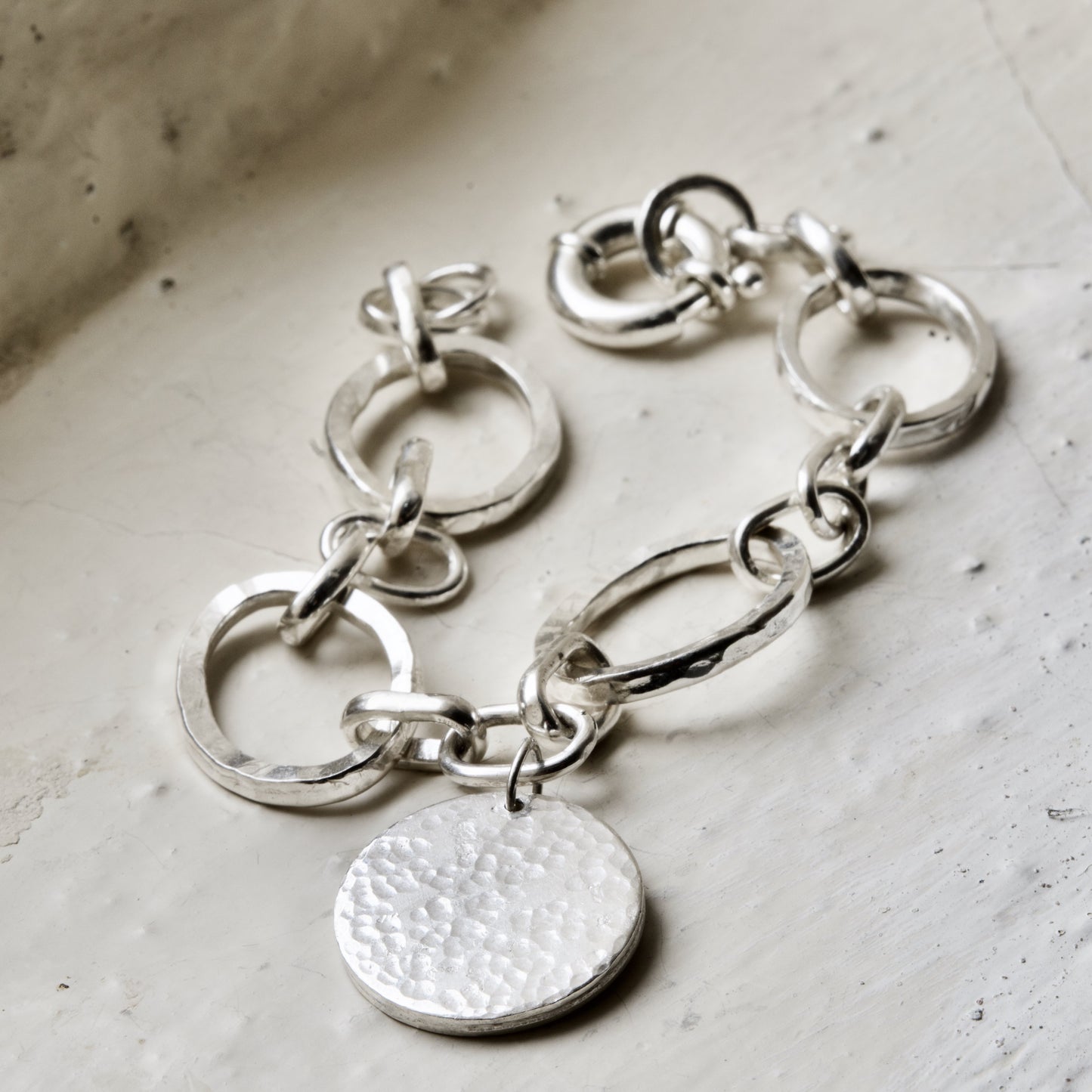 Silver Hallmark Charm Bracelet