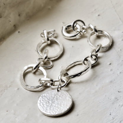 Silver Hallmark Charm Bracelet