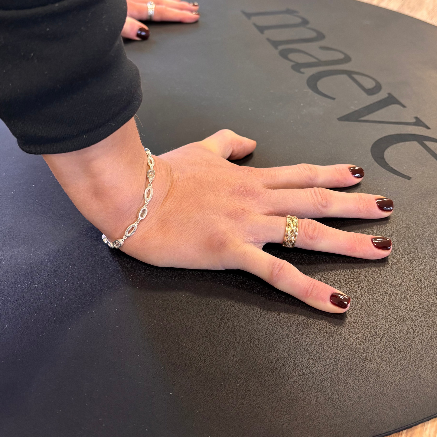 Sterling Silver Topaz Bracelet