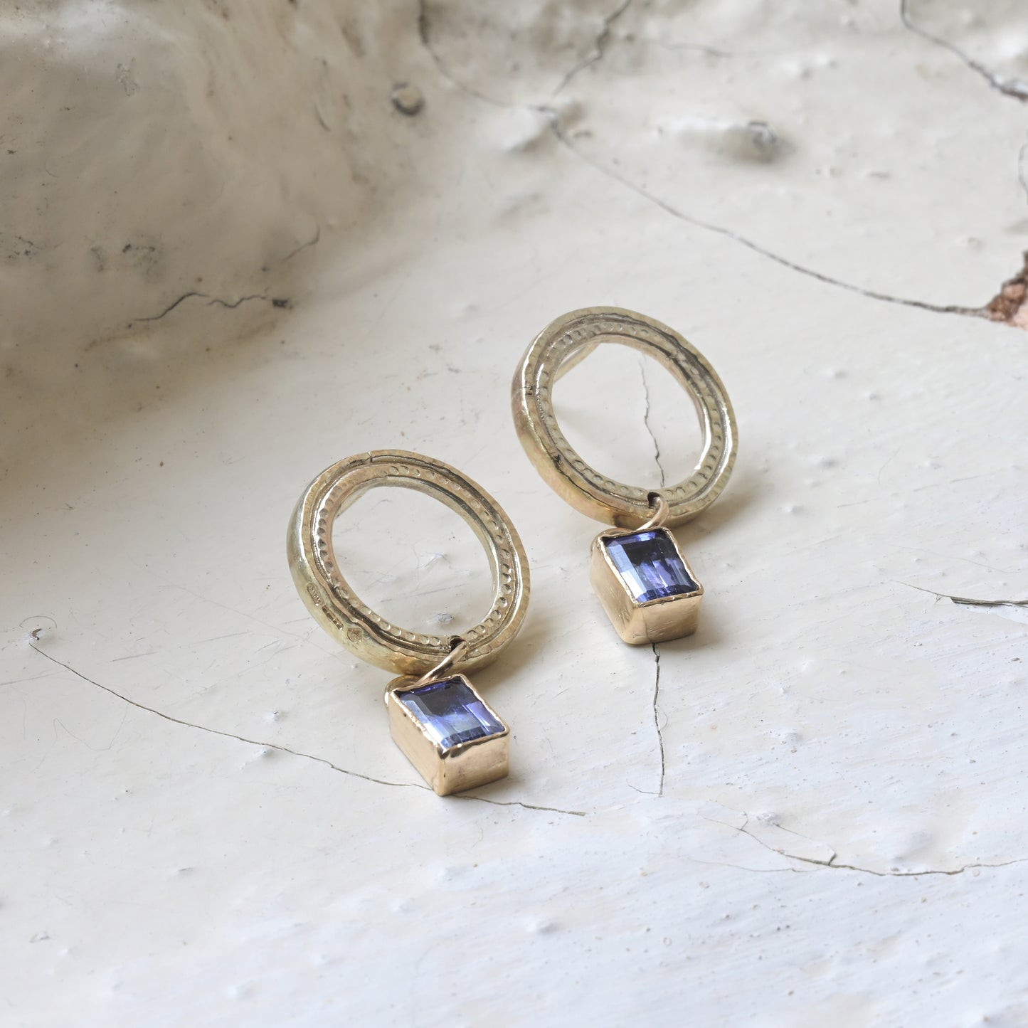 Ibizan Tanzanite Earrings