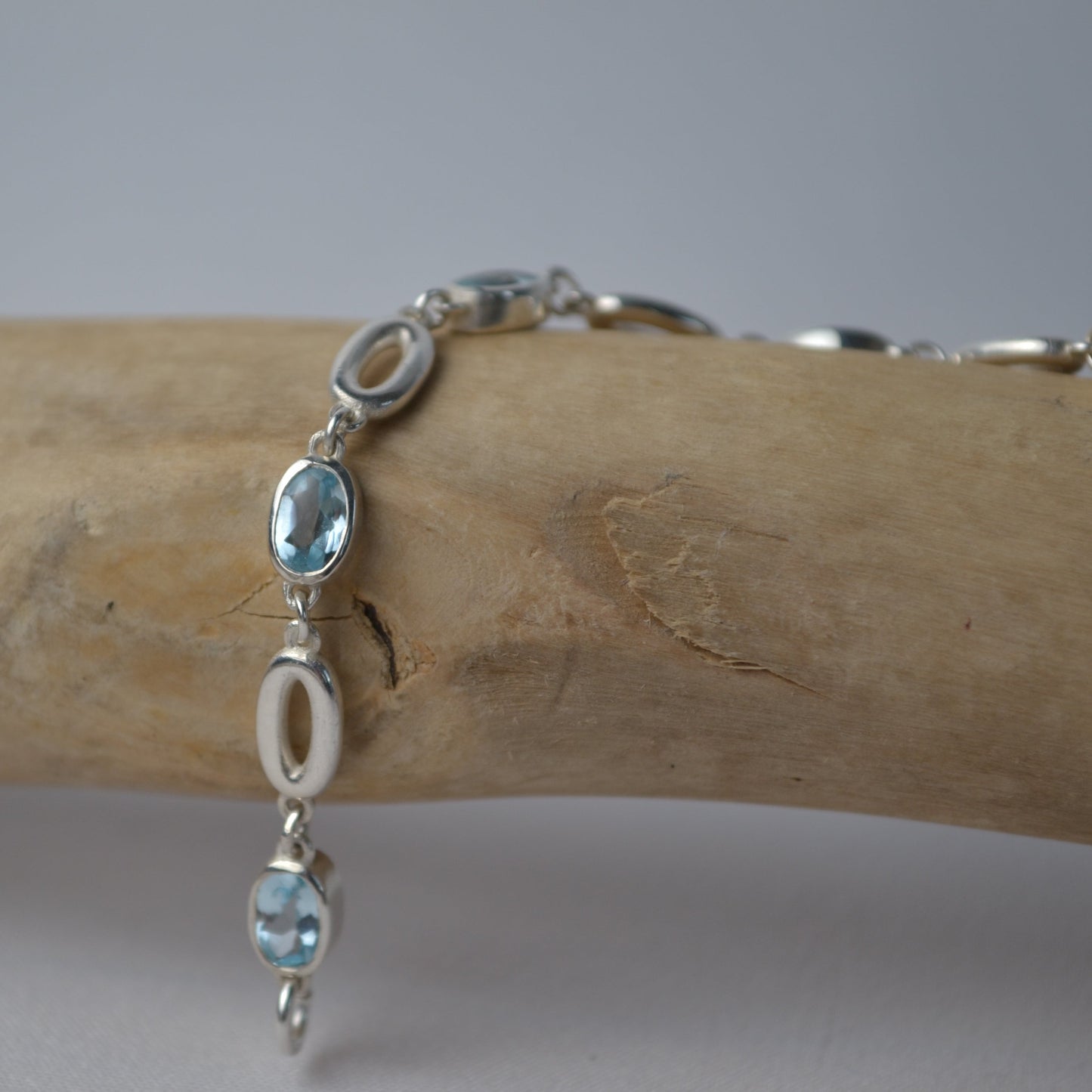 Sterling Silver Topaz Bracelet