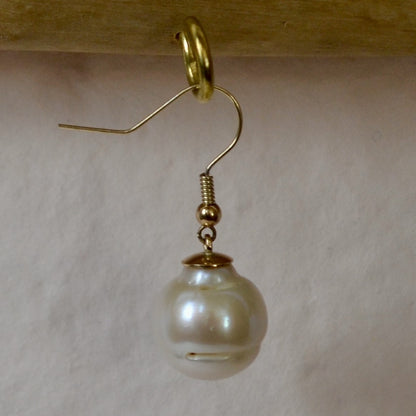 Gold Baroque Drop Earrings