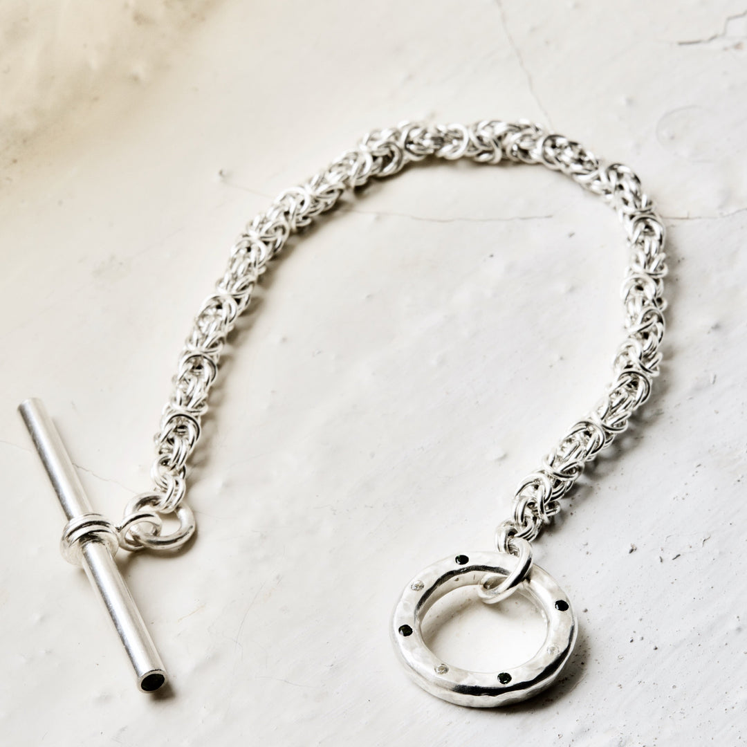 Sapphire Toggle Bracelet
