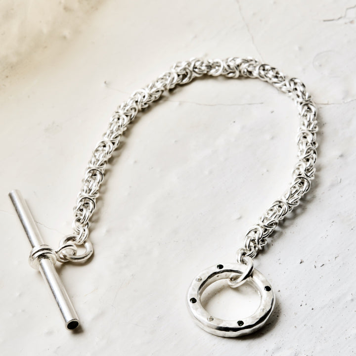 Sapphire Toggle Bracelet