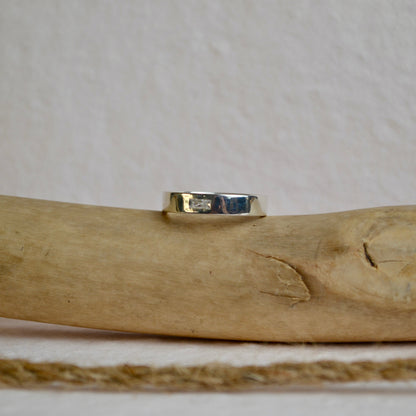 Rectangle Baguette Diamond Band