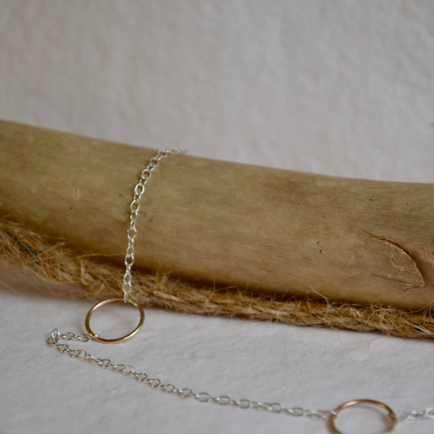 Silver & Gold Circles Chain
