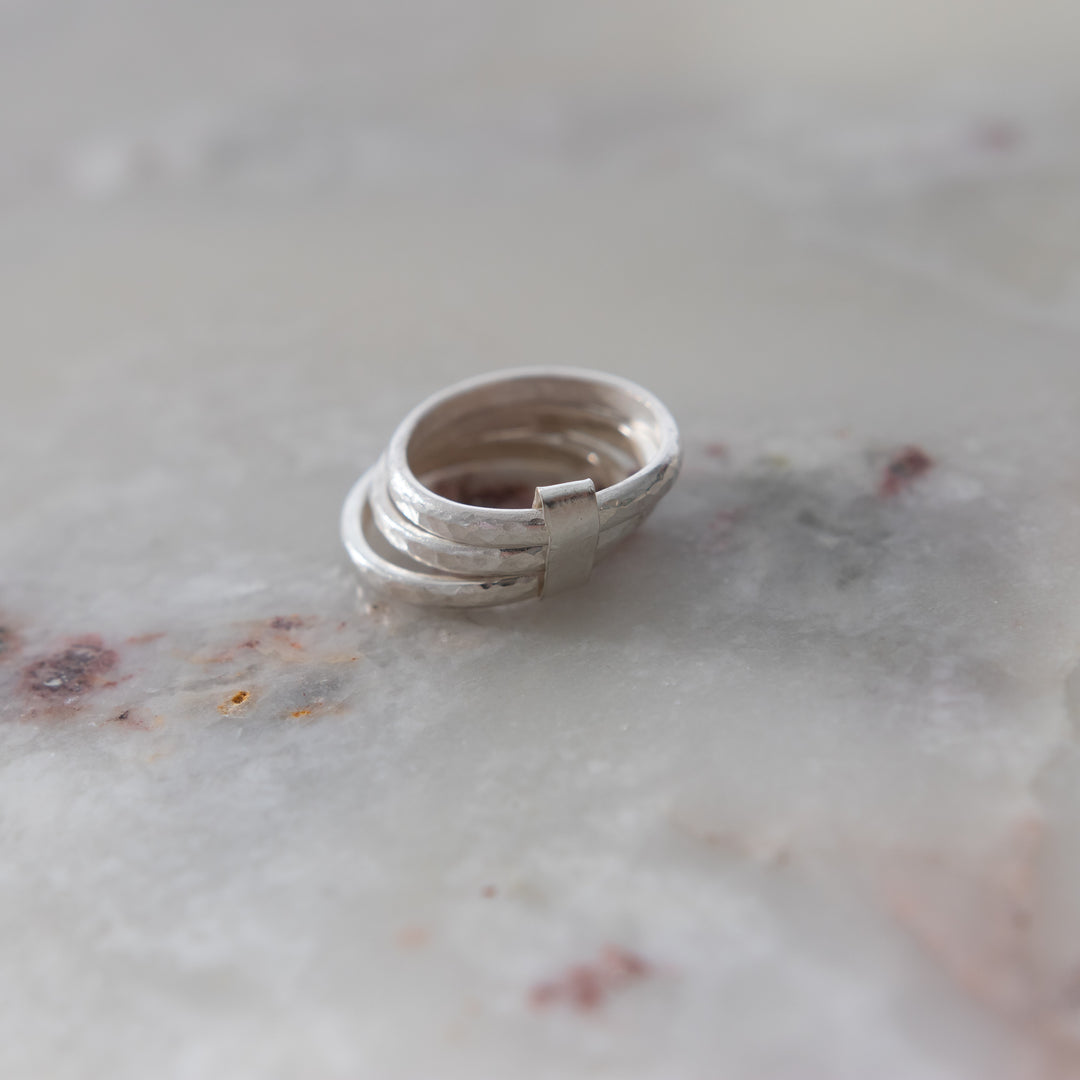 The Silver Stack Ring