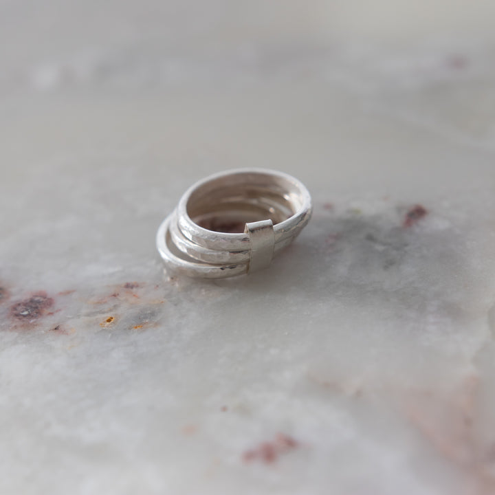 The Silver Stack Ring