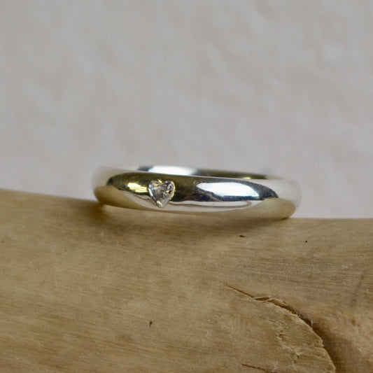 Heart Diamond Love Forever Band