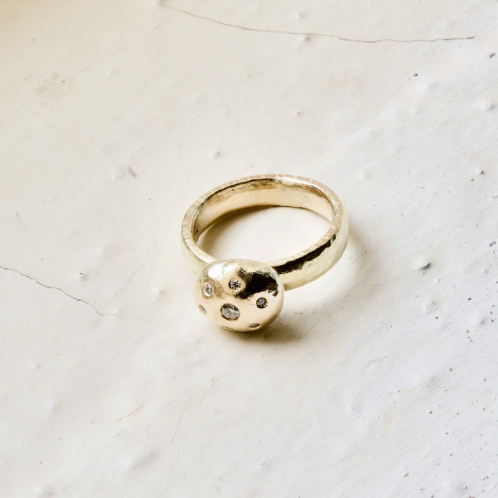 The Gold Speckled Diamond Ring