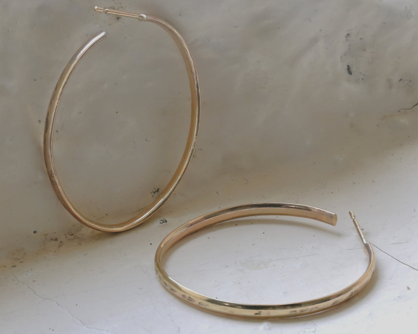 Oval Gold Hoops