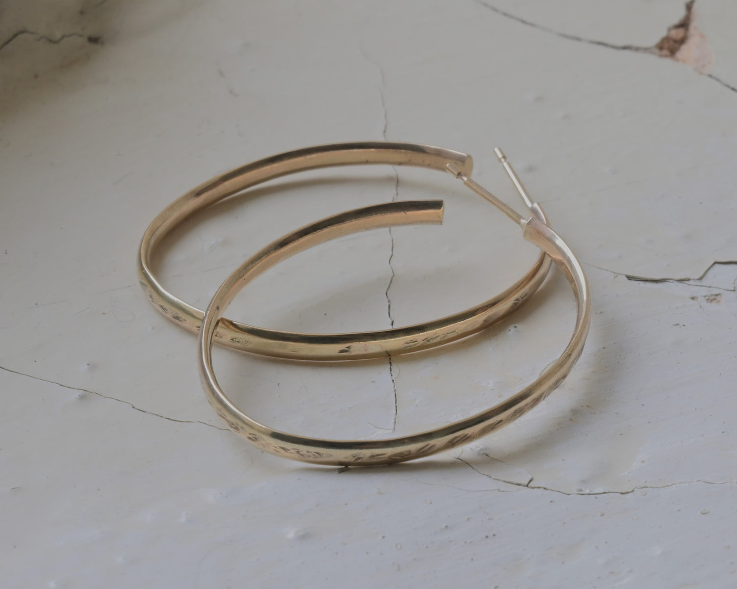 Oval Gold Hoops