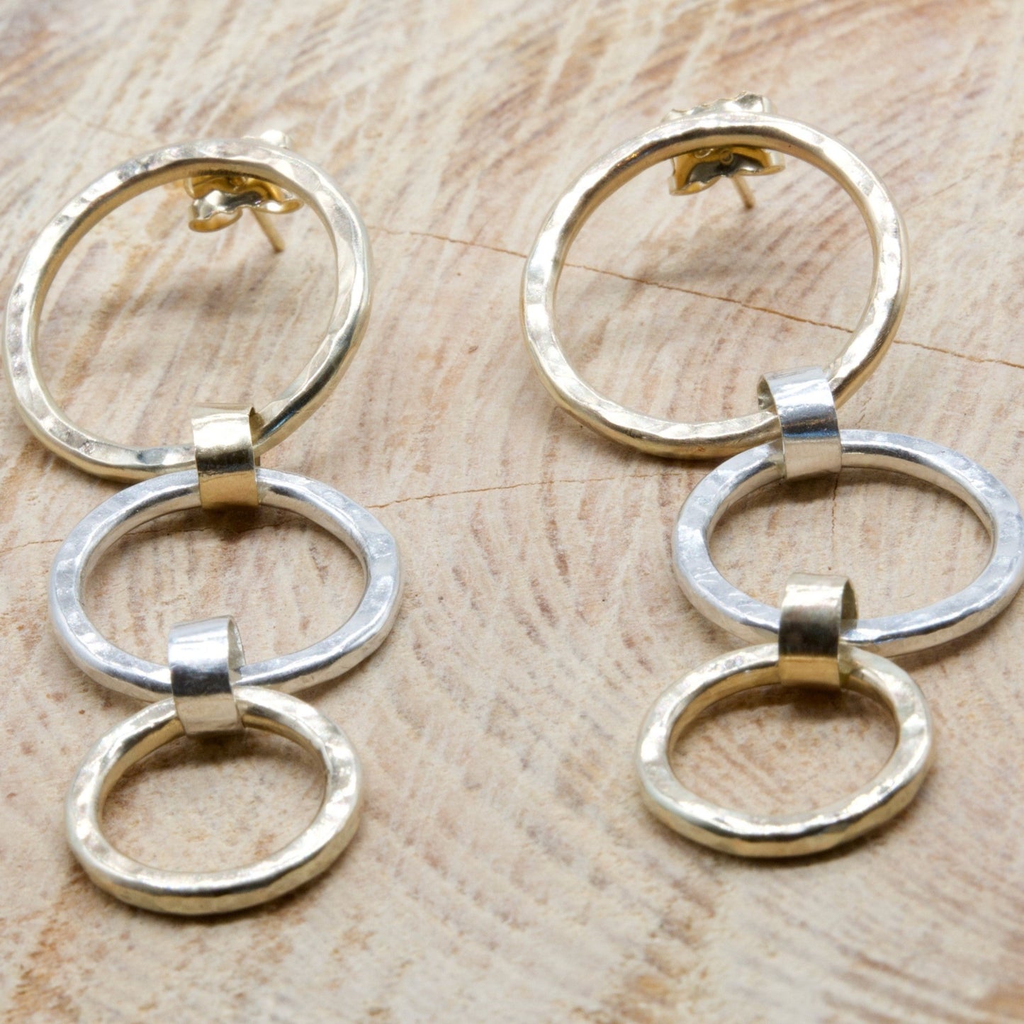 Gold Stack Earrings