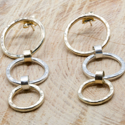 Gold Stack Earrings